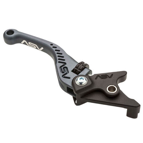 ASV Aprilia Grey C5 Shorty Brake Lever - CAPONORD 1200 RALLY 2014-2017