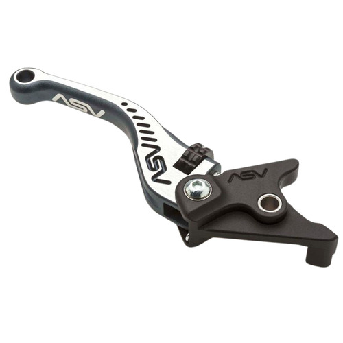 ASV BMW Grey Bicolore C5 Shorty Brake Lever - K 1600 GRAND AM 2017-2024