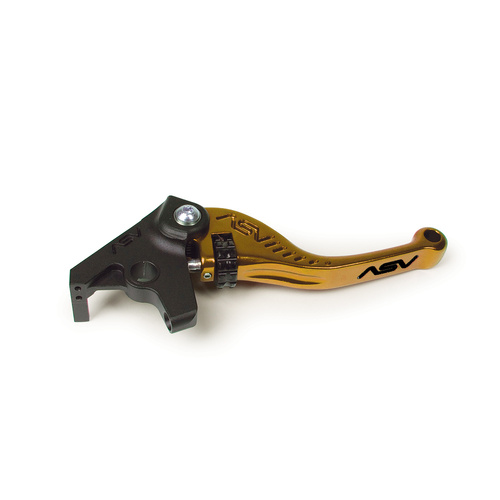 ASV Yamaha YZF R6 2017-2021 Gold F3 Shorty Brake Lever
