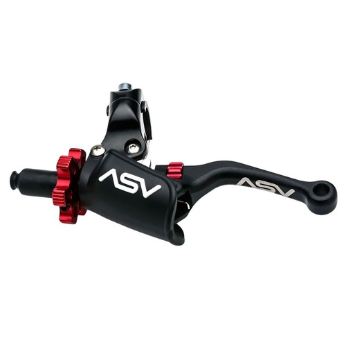 ASV Yamaha BANSHEE 350 1995-2006 Black C6 Shorty Off Road Clutch Lever (with Pro Perch)