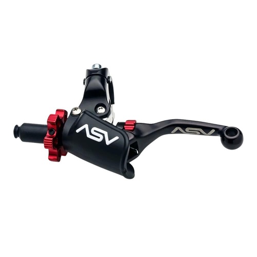 ASV Yamaha WR 400 F 1996-2000 Black F4 Shorty Off Road Clutch Lever (with Hot Start Pro Perch)
