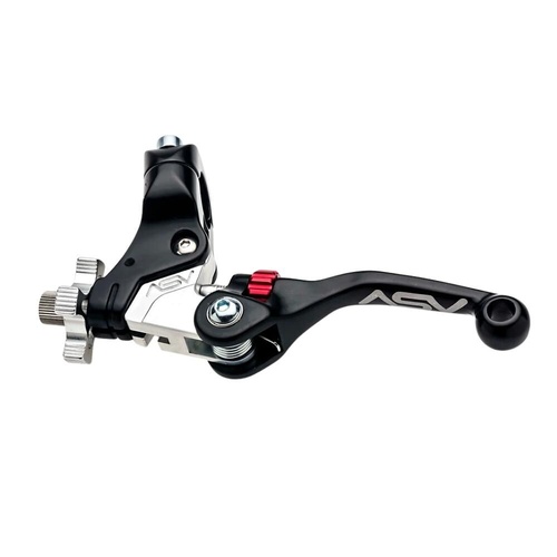 ASV Yamaha WR 250 F 1996-2000 Black F4 Shorty Off Road Clutch Lever (with Hot Start Standard Perch)