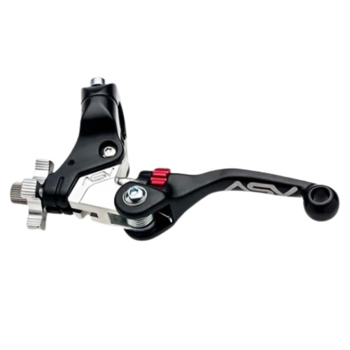 ASV Yamaha TT-R 125 2005-2026 Black F4 Shorty Off Road Clutch Lever (with Standard Perch)