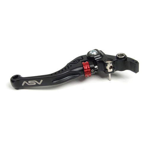 ASV CF Moto 300 NK 2022-2025 Black C5 Shorty Clutch Lever