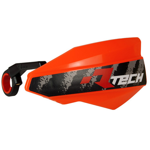 Rtech Neon Orange Vertigo Bicycle Handguards - Includes Mounting Kit