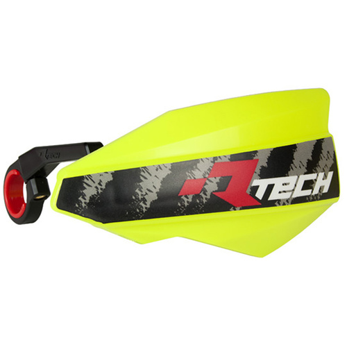Rtech Neon Yellow Vertigo Bicycle Handguards - Includes Mounting Kit