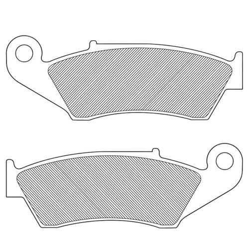 Renthal Beta RR 250 2T X-PRO 2025 RC-1 Works Front Dirt Brake Pads