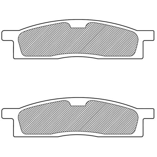 Renthal Yamaha YZ 65 2018-2026 RC-1 Works Rear Dirt Brake Pads