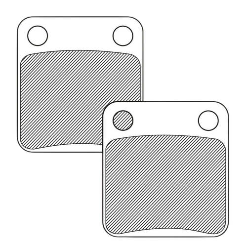 Renthal Kawasaki Z 125 PRO 2017-2018 RC-1 Works Rear Street Brake Pads