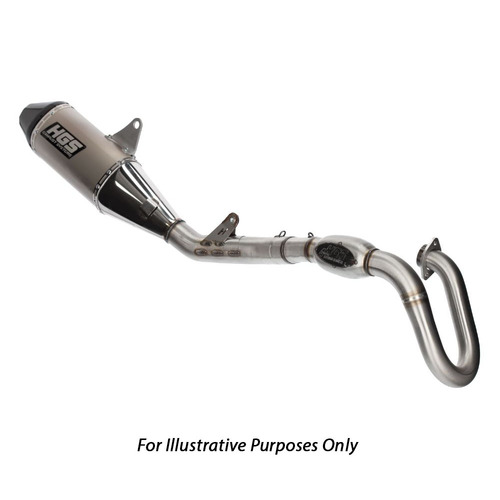 HGS Honda Complete Stainless Steel Carbon Exhaust System CRF 150 R 2004-2020