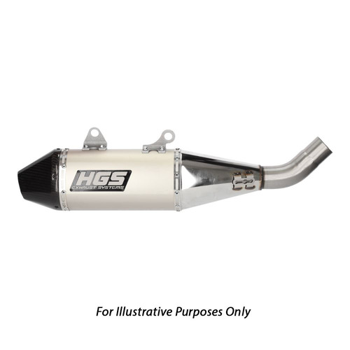 HGS Honda 4 Stroke Stainless Steel Carbon Silencer 