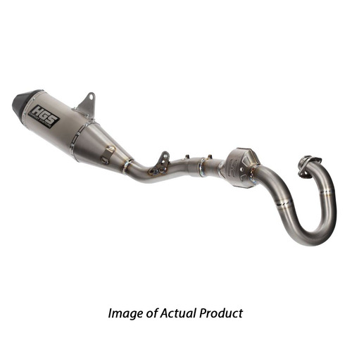 HGS Honda Complete Titanium Carbon Exhaust System CRQF 450 2021-2024