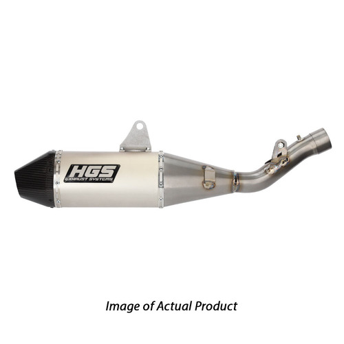 HGS Honda 4 Stroke Titanium Carbon Silencer CRQF 450 2021-2024 (Fits Only on HGS Headpipe)
