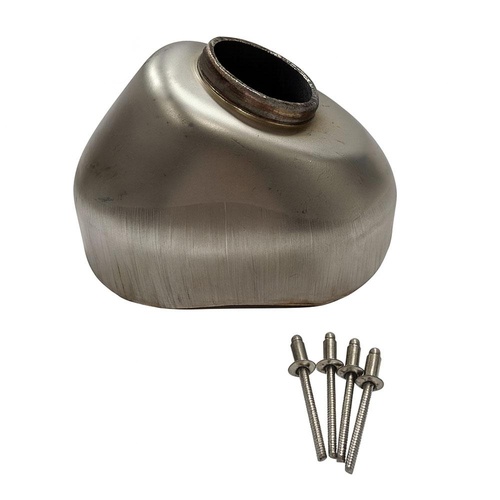 DEP Pipes 4 Stroke Oval Stainless Steel End Cap