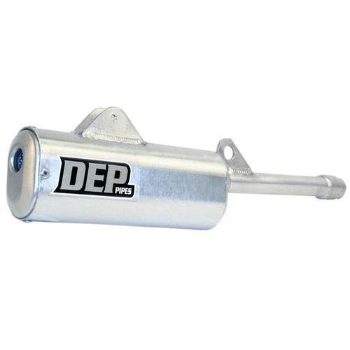 DEP Pipes Honda Silver 2 Stroke MX Silencer - CR 125 R 1987-1988