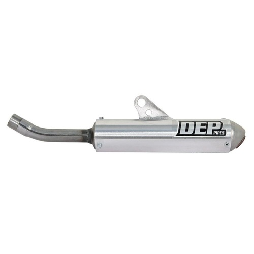 DEP Pipes Honda Silver 2 Stroke MX Silencer - CR 125 R 1991-1992