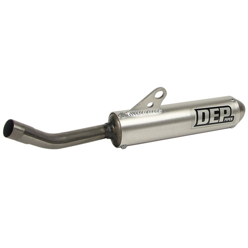 DEP Pipes Honda Silver 2 Stroke MX Silencer - CR 125 R 1993-1997