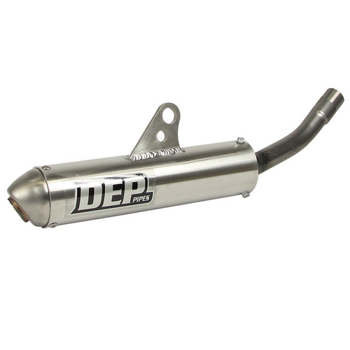 DEP Pipes Honda Silver 2 Stroke MX Silencer - CR 125 R 2000-2001