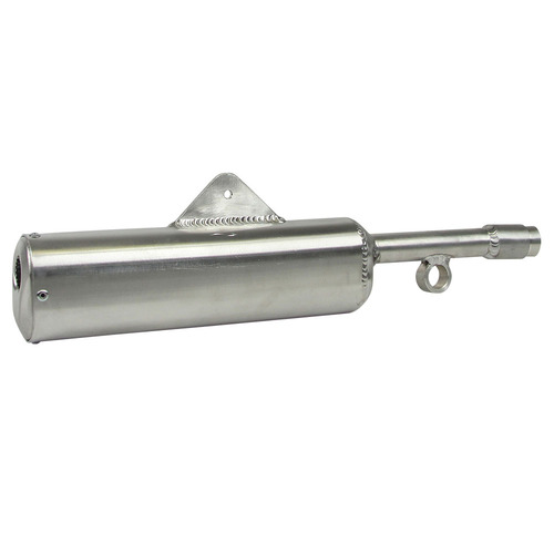 DEP Pipes Honda Silver 2 Stroke MX Silencer - CR 250 R 1981-1982