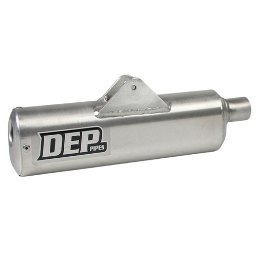 DEP Pipes Honda Silver 2 Stroke MX Silencer - CR 250 R 1983