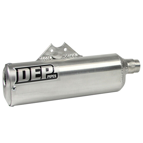 DEP Pipes Honda Silver 2 Stroke MX Silencer - CR 250 R 1985
