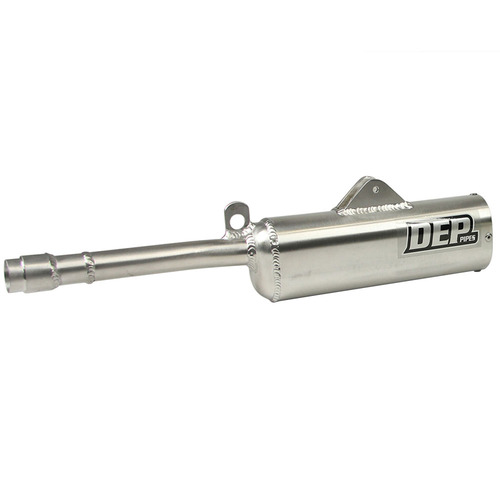 DEP Pipes Honda Silver 2 Stroke MX Silencer - CR 250 R 1987