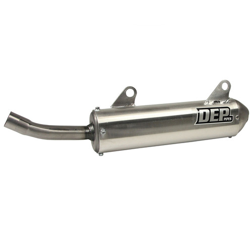 DEP Pipes Honda Silver 2 Stroke MX Silencer - CR 250 R 2000-2001