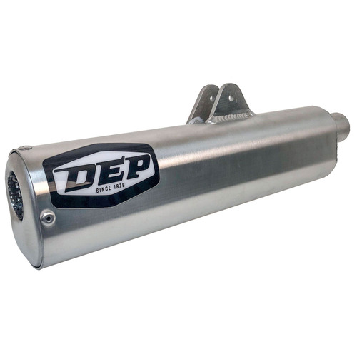 DEP Pipes Honda Silver 2 Stroke MX Silencer - CR 500 R 1984