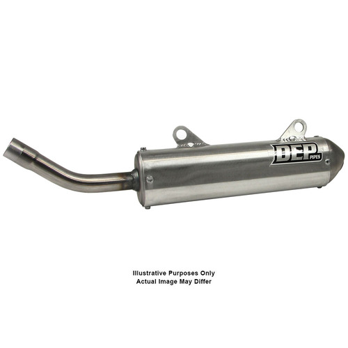 DEP Pipes Honda Silver 2 Stroke MX Silencer - CR 500 R 1985