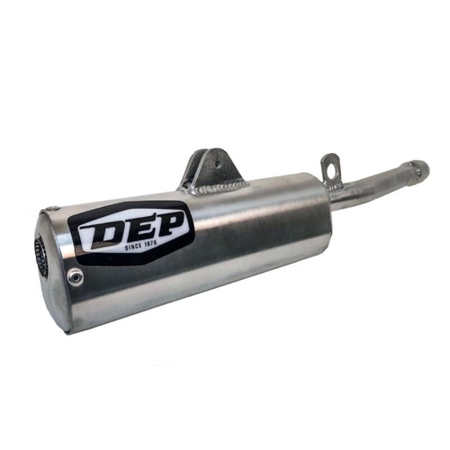 DEP Pipes Honda Silver 2 Stroke MX Silencer - CR 500 R 1987-1988