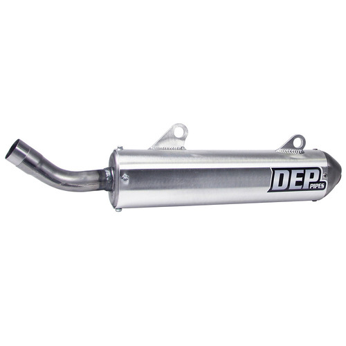 DEP Pipes Honda Silver 2 Stroke MX Silencer - CR 500 R 1989-1990
