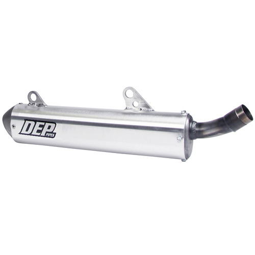 DEP Pipes Honda Silver 2 Stroke MX Silencer - CR 500 R 1991