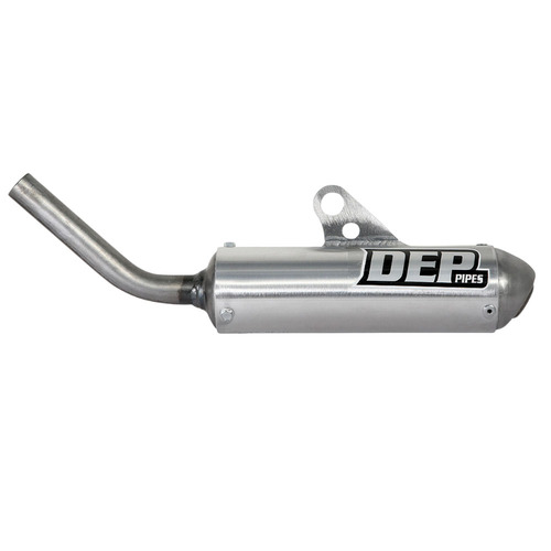 DEP Pipes Honda Silver 2 Stroke MX Silencer - CR 85 R 2005-On