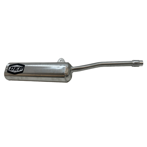 DEP Pipes Honda Silver 2 Stroke Road Silencer - MTX 80