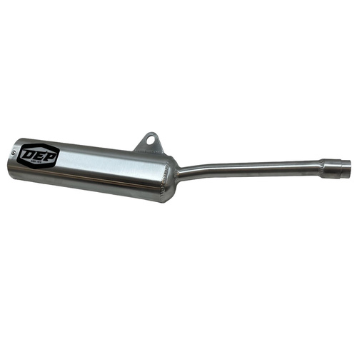 DEP Pipes Honda Silver 2 Stroke Road Silencer - MTX 200