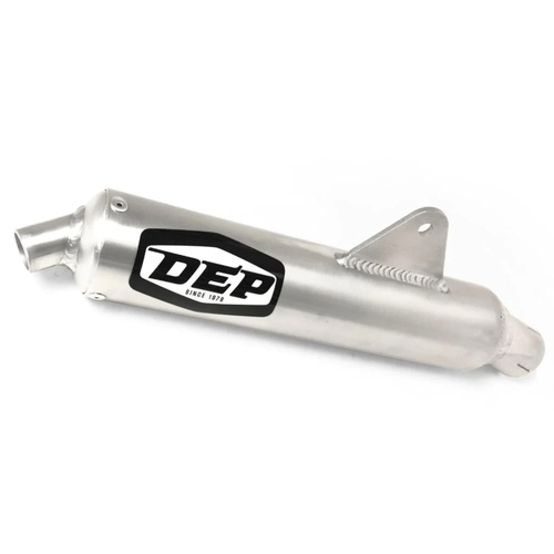 DEP Pipes Honda Silver 2 Stroke Trial Silencer - TL 125