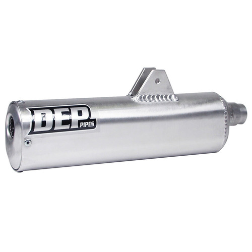 DEP Pipes Kawasaki Silver 2 Stroke MX Silencer - KX 125 1981-1983