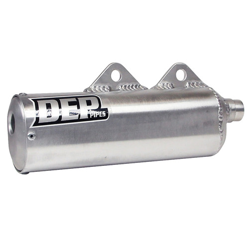 DEP Pipes Kawasaki Silver 2 Stroke MX Silencer - KX 125 1984-1987