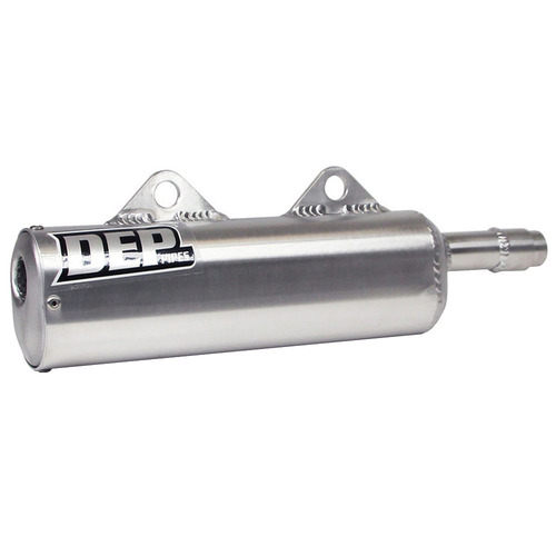DEP Pipes Kawasaki Silver 2 Stroke MX Silencer - KX 125 1988-1989
