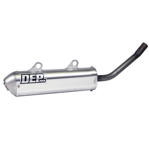 DEP Pipes Kawasaki Silver 2 Stroke MX Silencer - KX 125 1992-1993