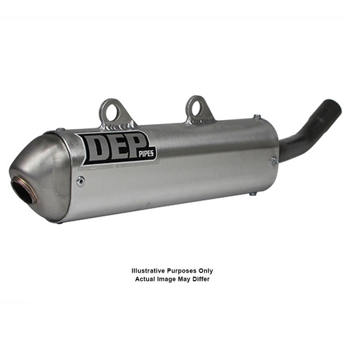 DEP Pipes Kawasaki Silver 2 Stroke MX Silencer - KX 420 1981-1983