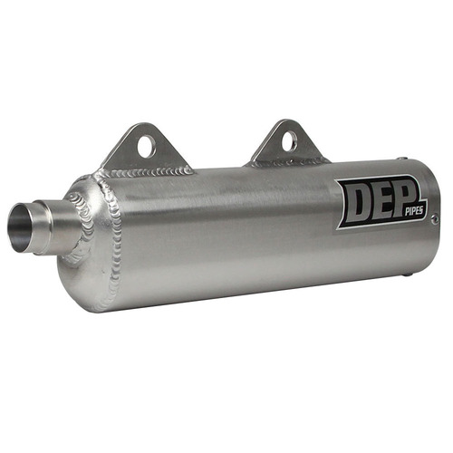 DEP Pipes Kawasaki Silver 2 Stroke MX Silencer - KX 250 1984-1986