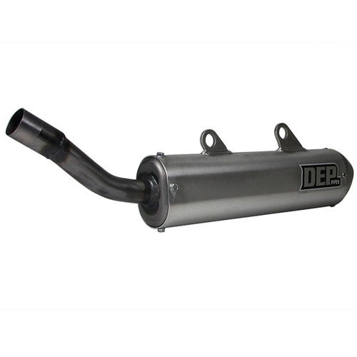 DEP Pipes Kawasaki Silver 2 Stroke MX Silencer - KX 250 1990-1993