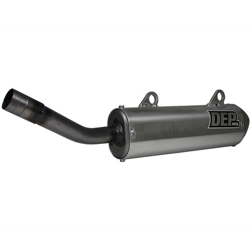 DEP Pipes Kawasaki Silver 2 Stroke MX Silencer - KX 250 1995-2002