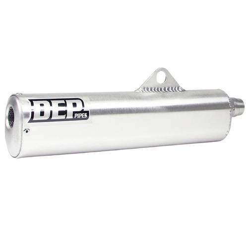 DEP Pipes Kawasaki Silver 2 Stroke MX Silencer - KX 250 1974-1979