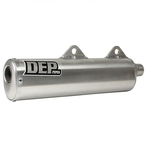 DEP Pipes Kawasaki Silver 2 Stroke MX Silencer - KX 500 1984-1987
