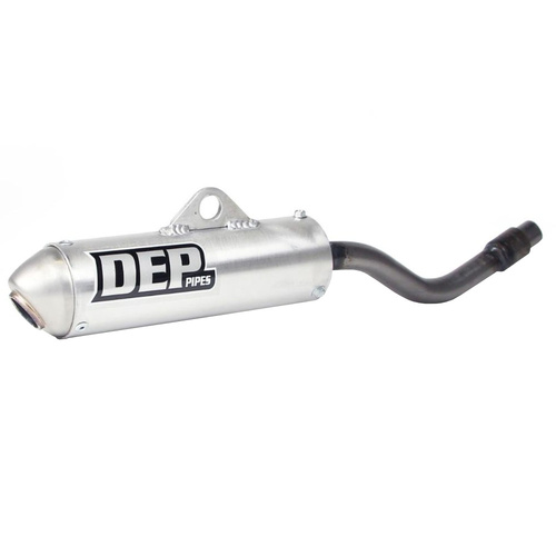DEP Pipes Kawasaki Silver 2 Stroke MX Silencer - KX 65 2000-On (Must Use DEP Chamber)