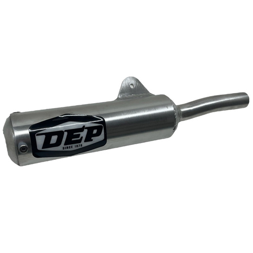 DEP Pipes Kawasaki Silver 2 Stroke MX Silencer - KX 100 1983-1985
