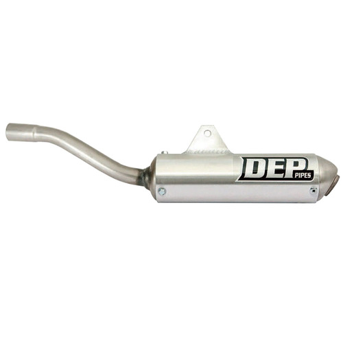 DEP Pipes Kawasaki Silver 2 Stroke MX Silencer - KX 85 1992-On