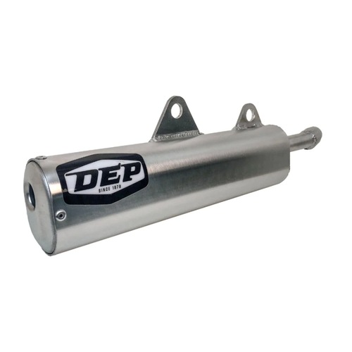 DEP Pipes Kawasaki Silver 2 Stroke Trail Silencer - KMX 125